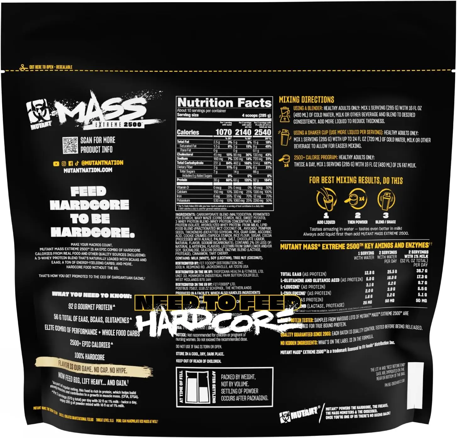 Mutant Mass Extreme Gainer - Imagen 4